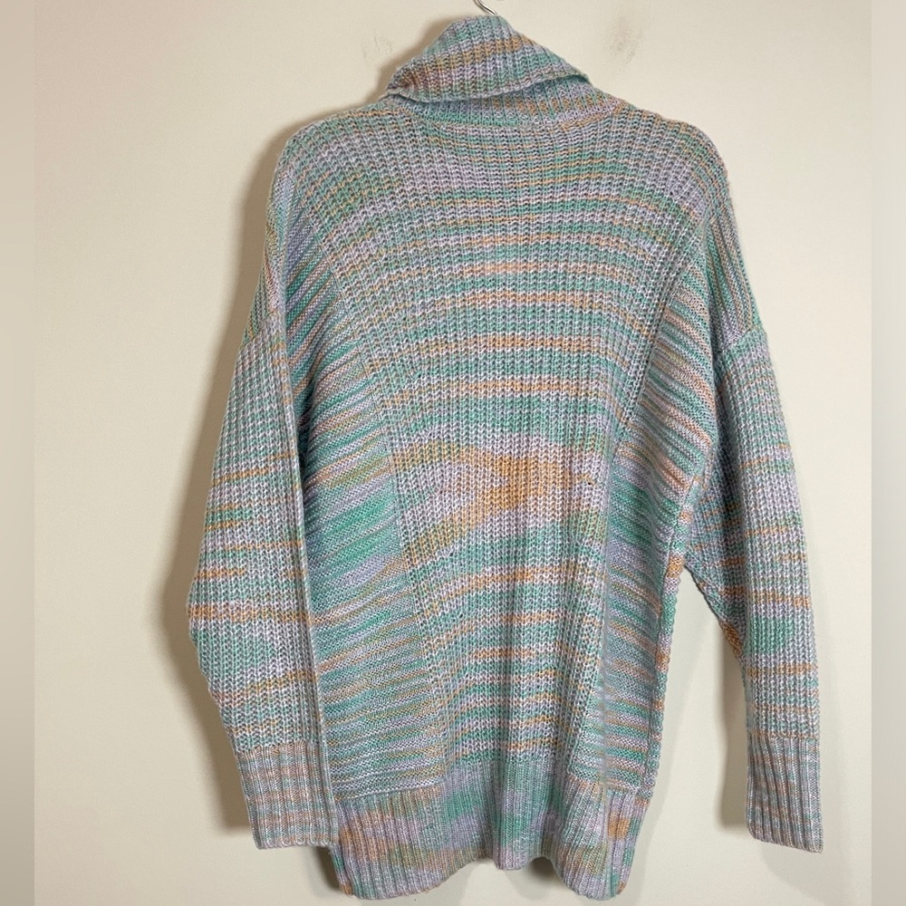 Rue 21 Womens Sweater Size Medium Multicolored Knit Turtleneck Top NWT - Picture 6 of 9